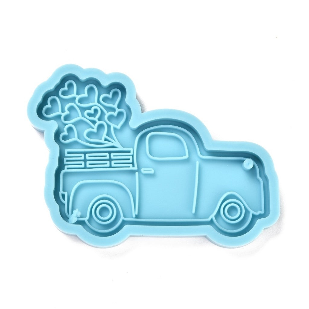 Silikonform 74x54x6mm - Anheng Hjertebil