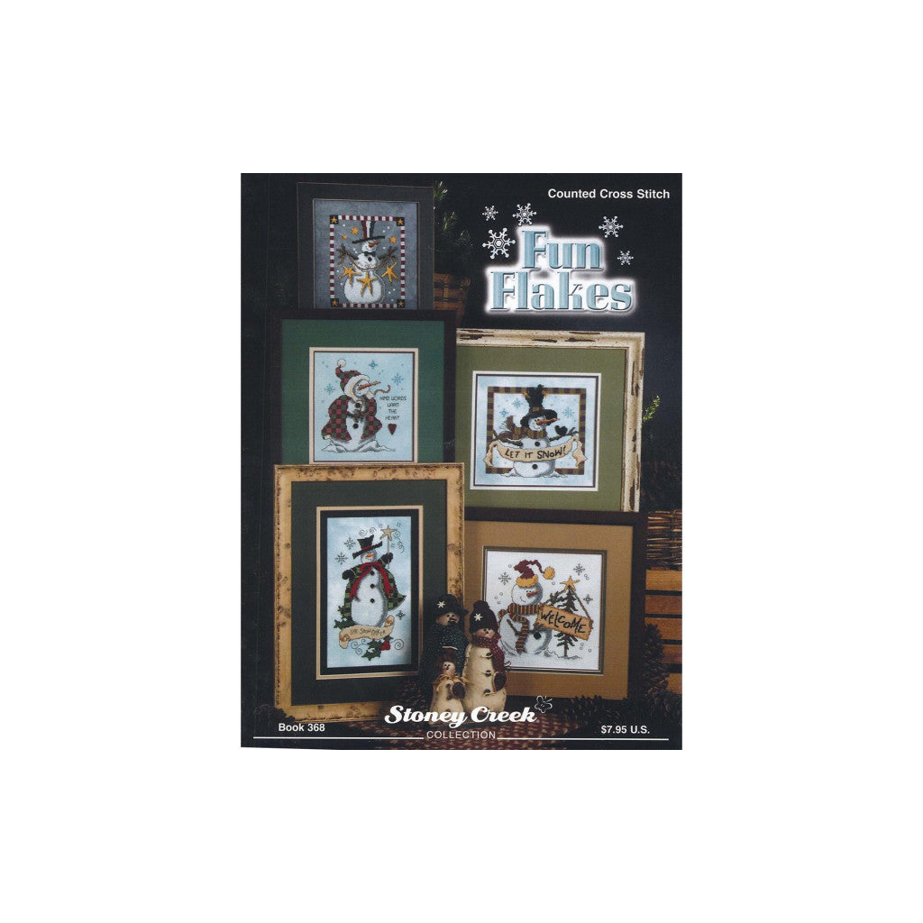 Mønsterhefte Korssting fra Stoney Creek -  Fun Flakes