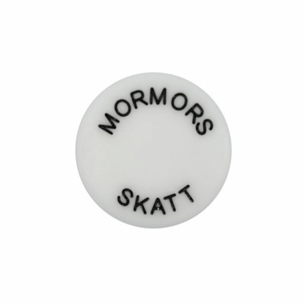 Knapp 15mm Lys Grå - Mormors Skatt