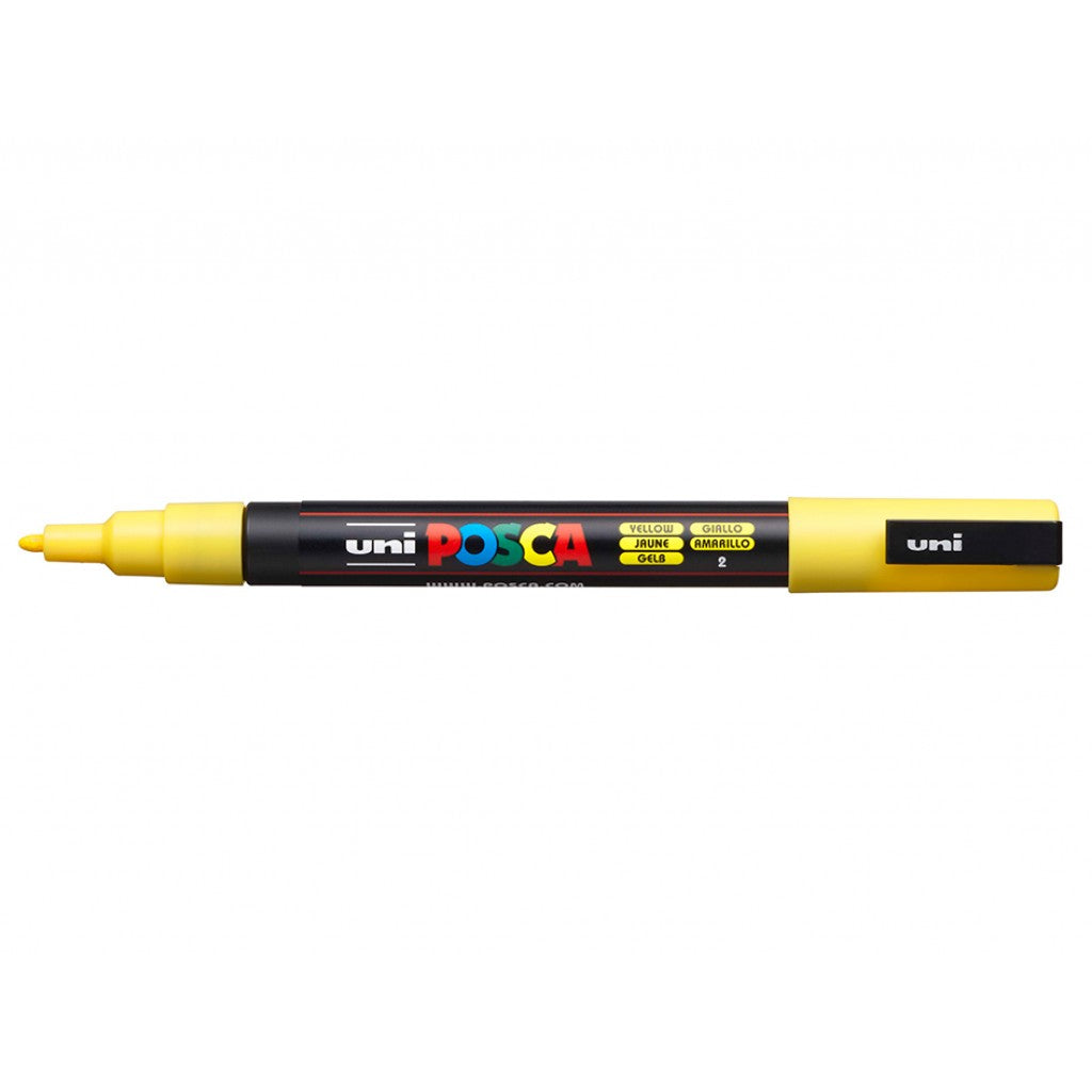 Uni POSCA PC-3M, Fine 0,9-1,3mm - 2 Yellow