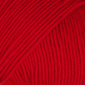 Baby Merino Uni - 16 Rød - HobbyHimmelen