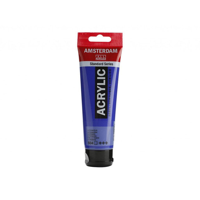 Amsterdam Standard 120ml - 504 Ultramarine - HobbyHimmelen