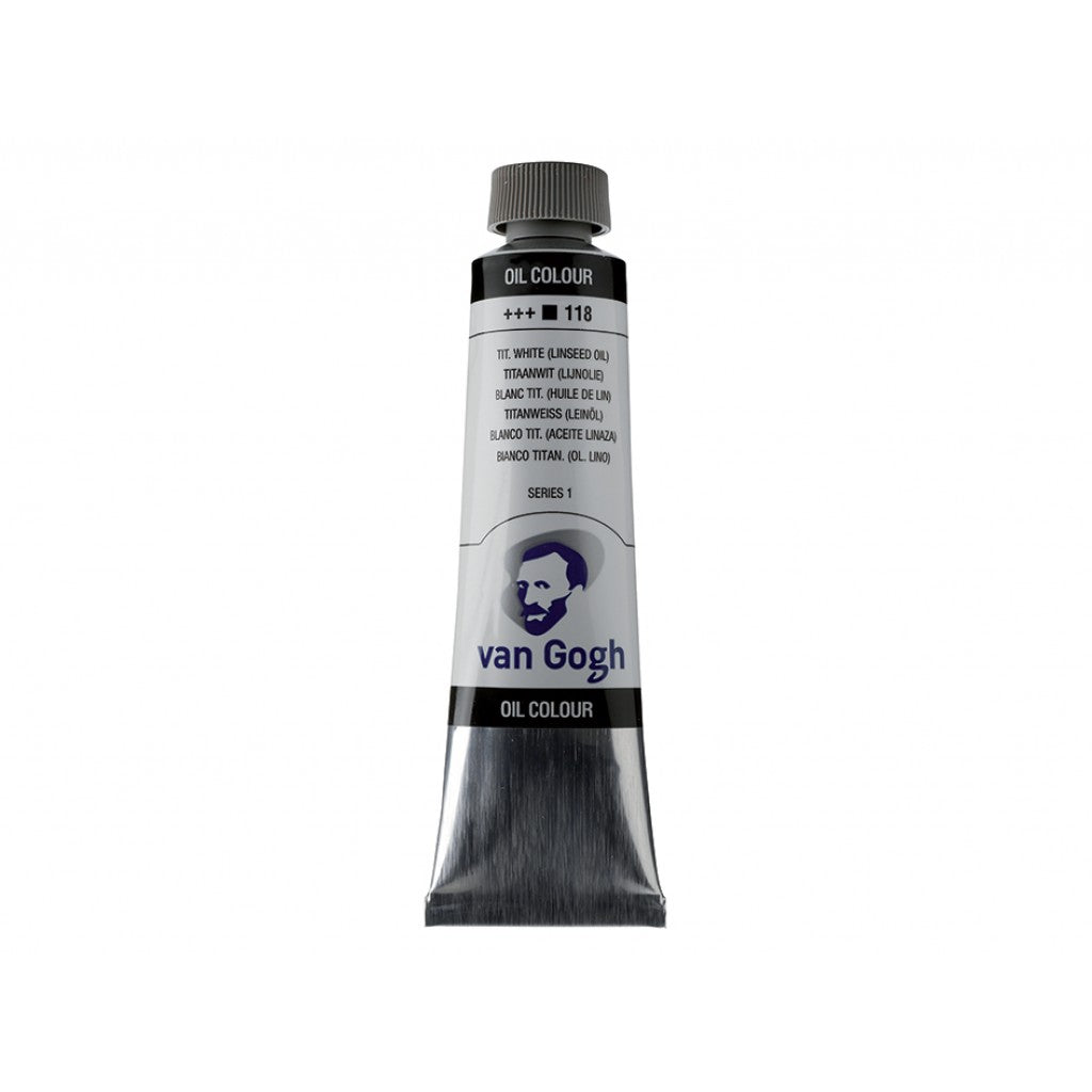 Van Gogh Olje 40ml - 118 Tit. white (linseed oil)
