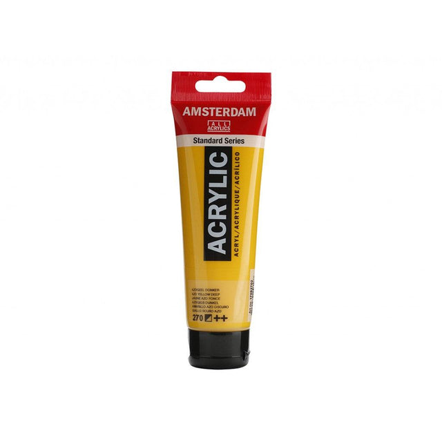 Amsterdam Standard 120ml - 270 Azo Yellow Deep - HobbyHimmelen
