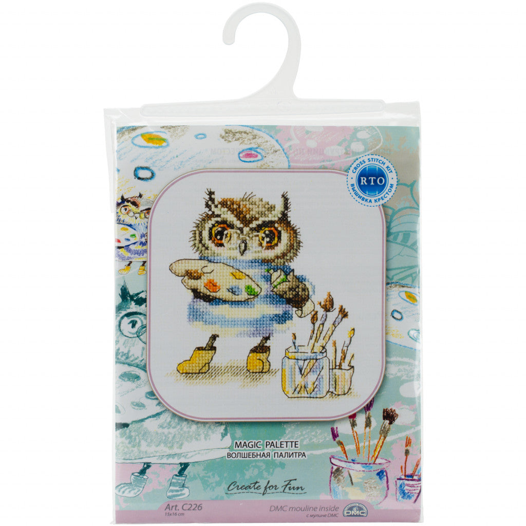 Korsstingbroderi RTO, 5.2-5.4tr/cm - Magic Palette 15x16cm