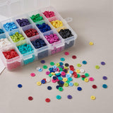 #1 Heishi Perlesett 6mm, 15 farger (3000 perler) - Urban Vibes - HobbyHimmelen