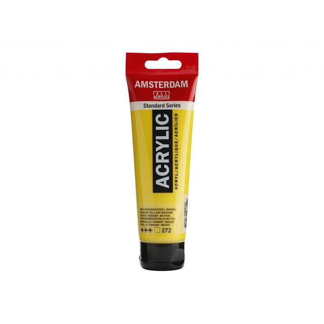 Amsterdam Standard 120ml - 272 Transparent Yellow Medium - HobbyHimmelen