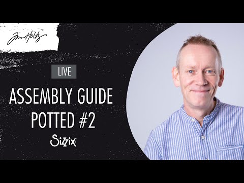 Sizzix Bigz Die By Tim Holtz - Potted #2